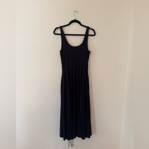 Athleta Black Maxi Dress / Stretchy + Soft